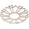 Ekena Millwork Augustus Wood Fretwork Pierced Ceiling Medallion, Alder, 28"OD x 9 7/8"ID x 1/4"T CMWP28X28X0250AUAL - alternate 2